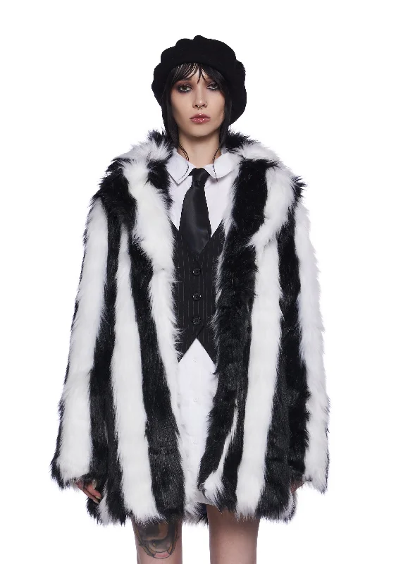 Essentials On Sale Wreaking Havoc Faux Fur Coat