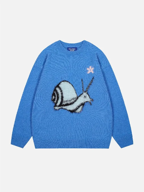 Chic & Cozy Collection Aelfric Eden Cartoon Snail Sweater