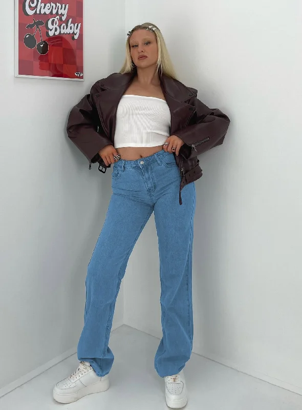 Stylish Looks Hewie Mom Jeans Denim