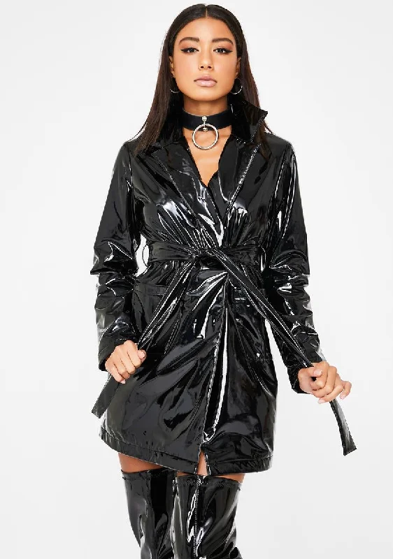 Elegant Styles Night Viral Vengeance Trench Coat