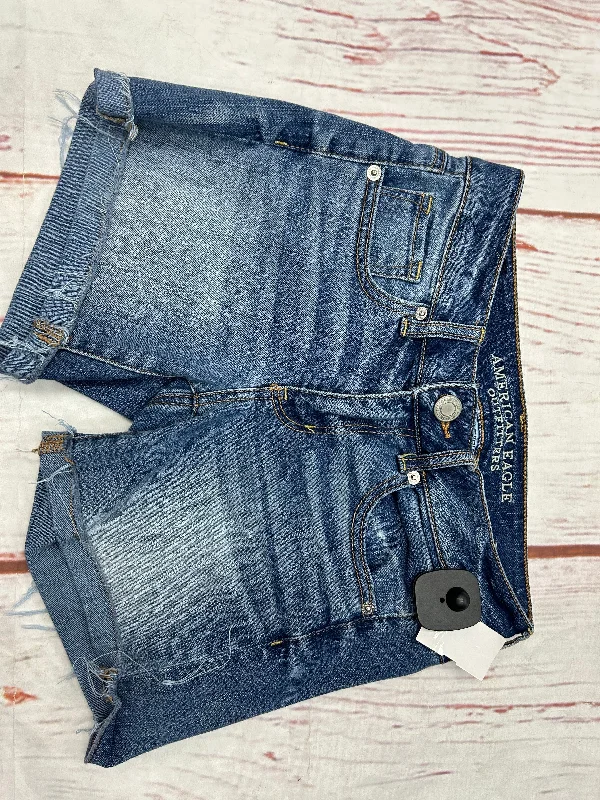 Shorts By American Eagle In Denim Blue, Size: 4