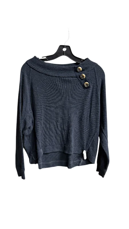 Top Long Sleeve By We The Free In Grey, Size: Xs