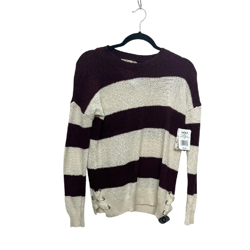 Top Long Sleeve By Pink Republic In Striped Pattern, Size: S