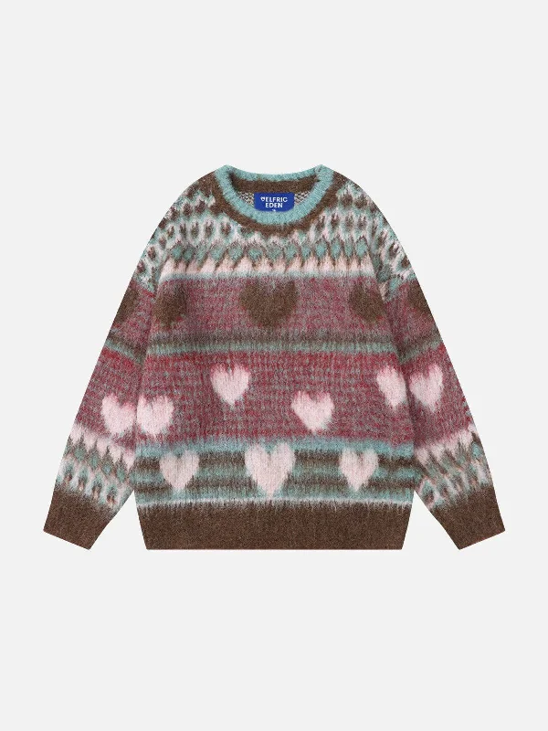 Special Occasion Wear Aelfric Eden Heart Fair Isle Sweater