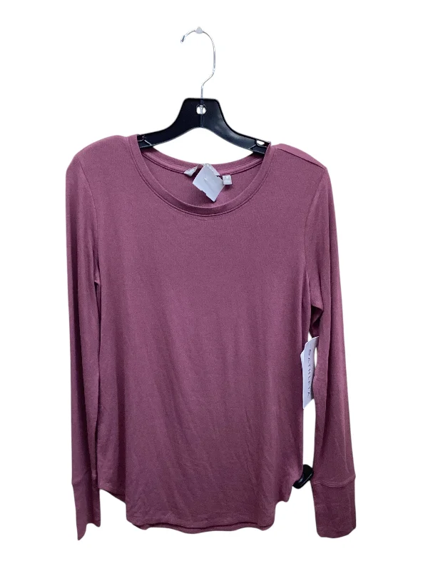 Top Long Sleeve By Athleta In Pink, Size: S