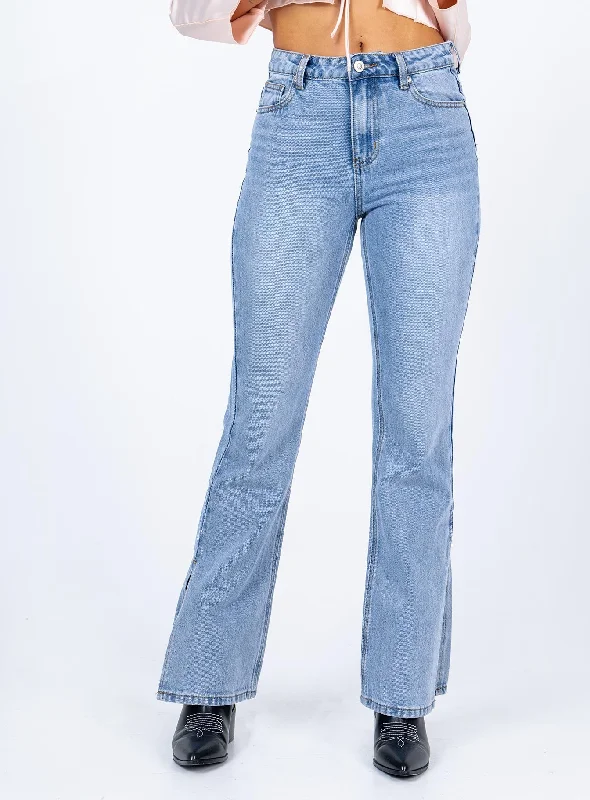 Designer Wear On Sale Tampico Flare Leg Denim Jeans