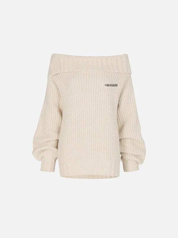 Huge Discounts This Week Aelfric Eden Cozy Off-The-Shoulder Sweater