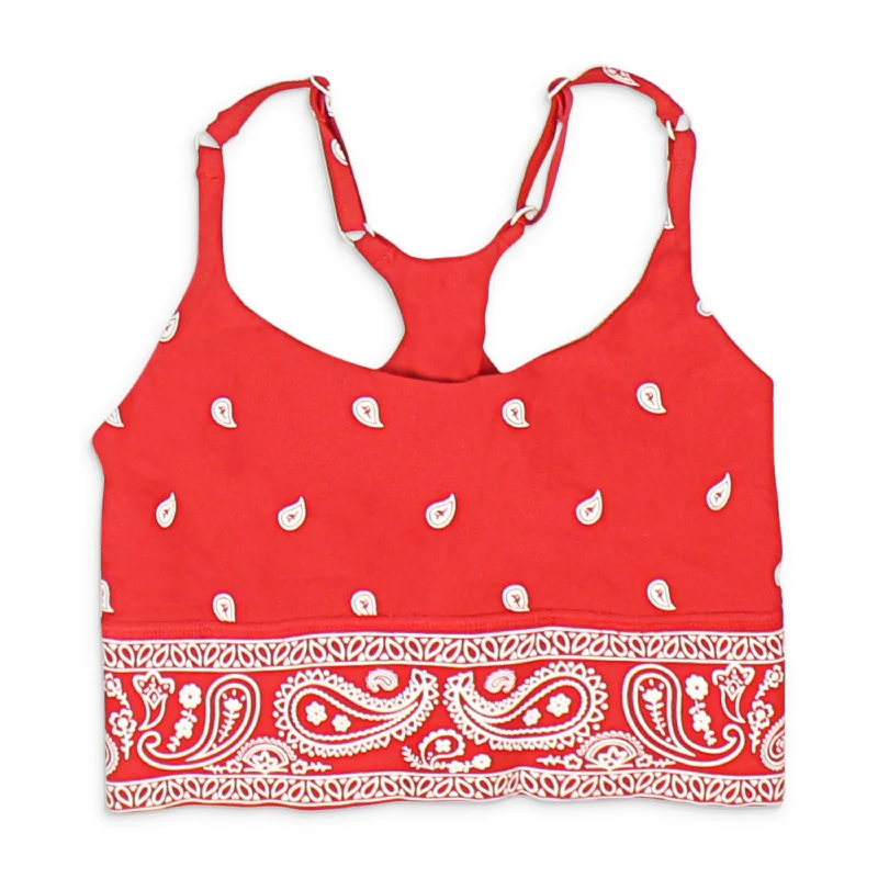 Trend Alert ADAM SELMAN SPORT LIPSTICK BANDANACORE CAMI TOP