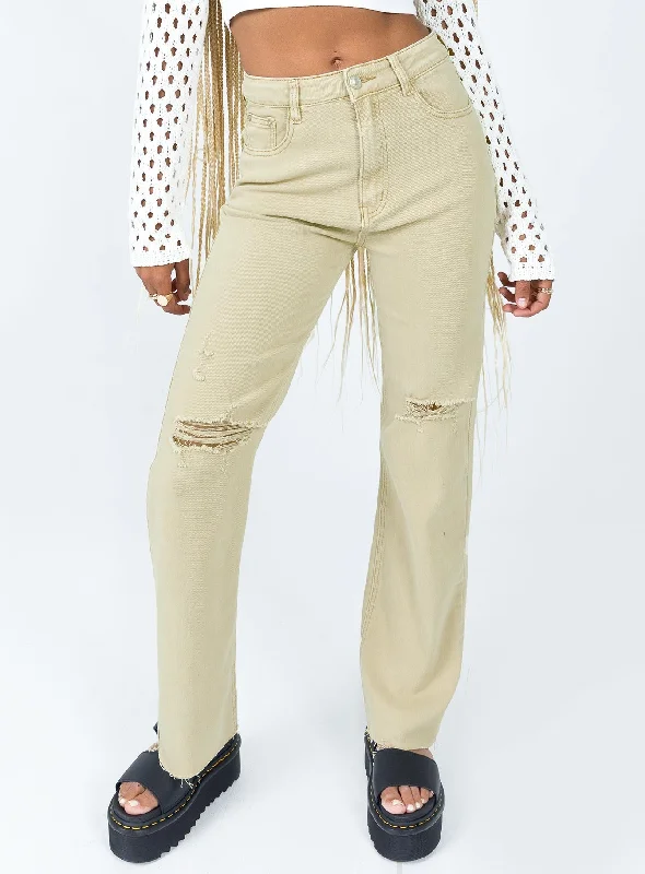 Limited - Time Bundle Lou Jeans Beige