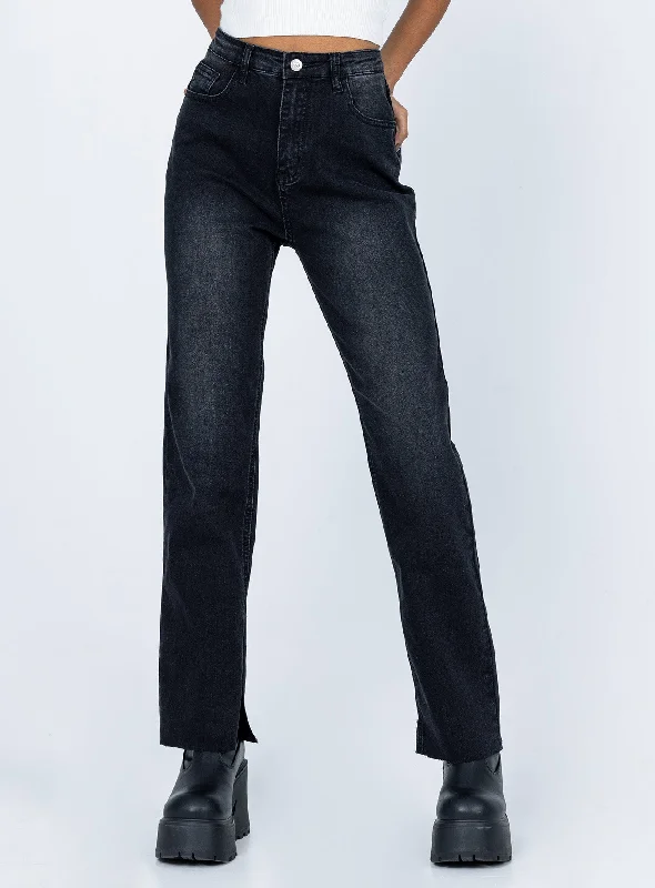 Chic Trends Unveiled Miller Denim Jeans Black