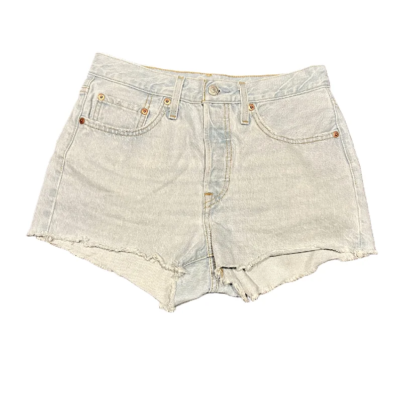 Blue Denim Shorts By Levis, Size: 4