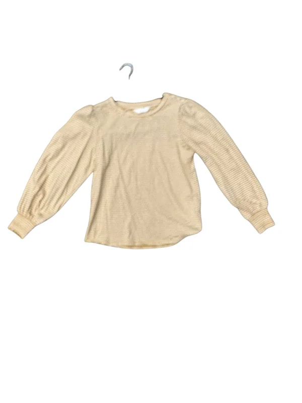 Top Long Sleeve By Lc Lauren Conrad In Yellow, Size: S