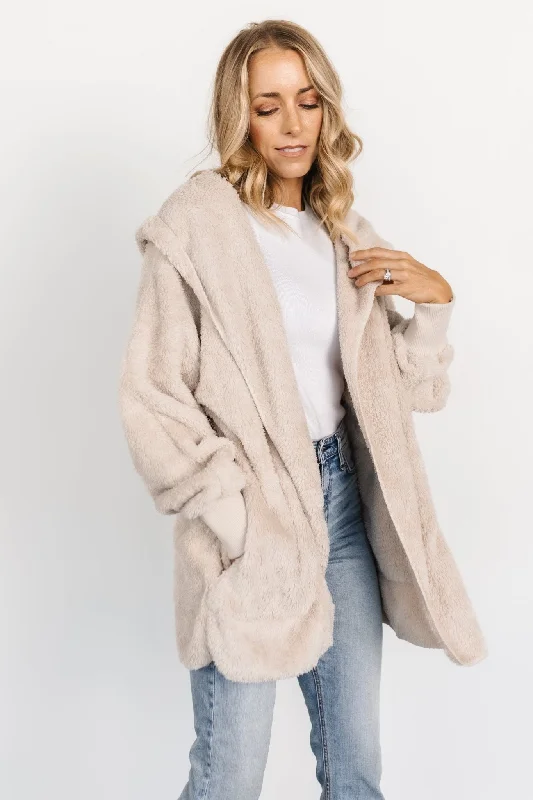 Last Chance Sale Melrose Teddy Jacket | Oatmeal