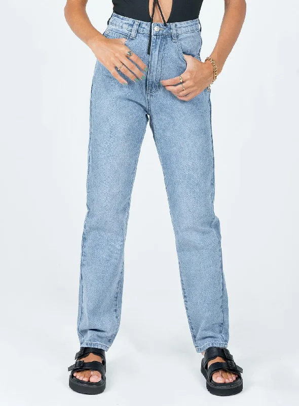 Additional Time-Limited Offers Calista Lightwash Denim Jeans