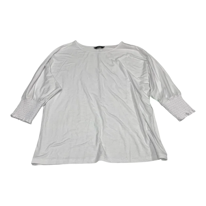 Top Long Sleeve By Dokotoo In White, Size: L