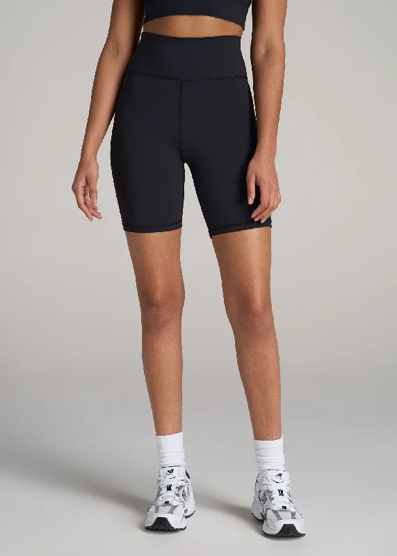 End Of Season Sale Balance Bike Shorts for Tall Women in Black