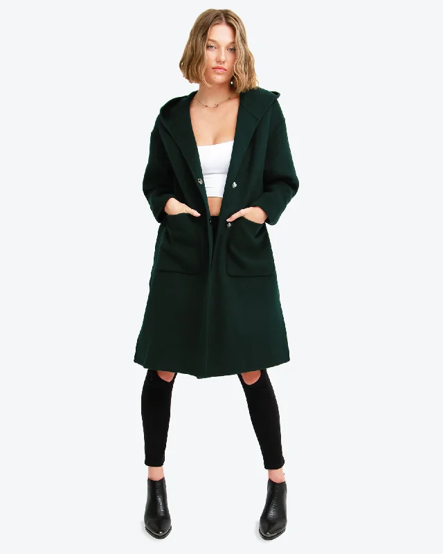 Elegant Ensemble Walk This Way Wool Blend Oversized Coat