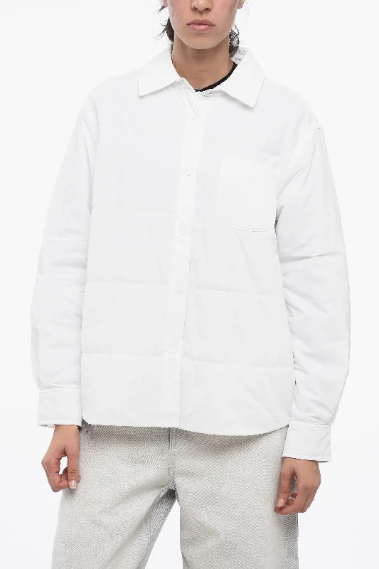 Budget-Friendly Fashion Armani Emporio Paded Overshirt With Drawstring