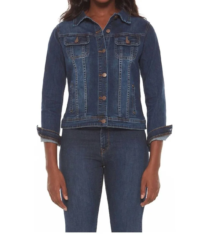 Father's Day Deals Gabriella Classic Denim Jacket In Cool Starry Night