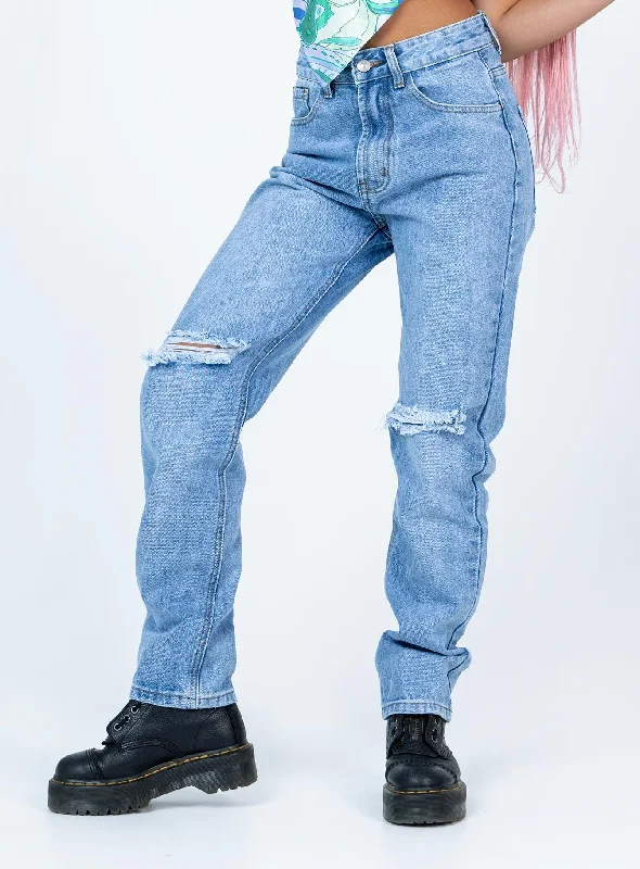 Limited Time Rheannon Straight Leg Denim Jeans