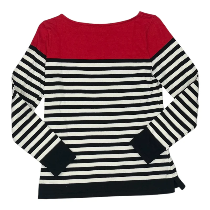 Top Ls By Talbots In Black & Red, Size:S