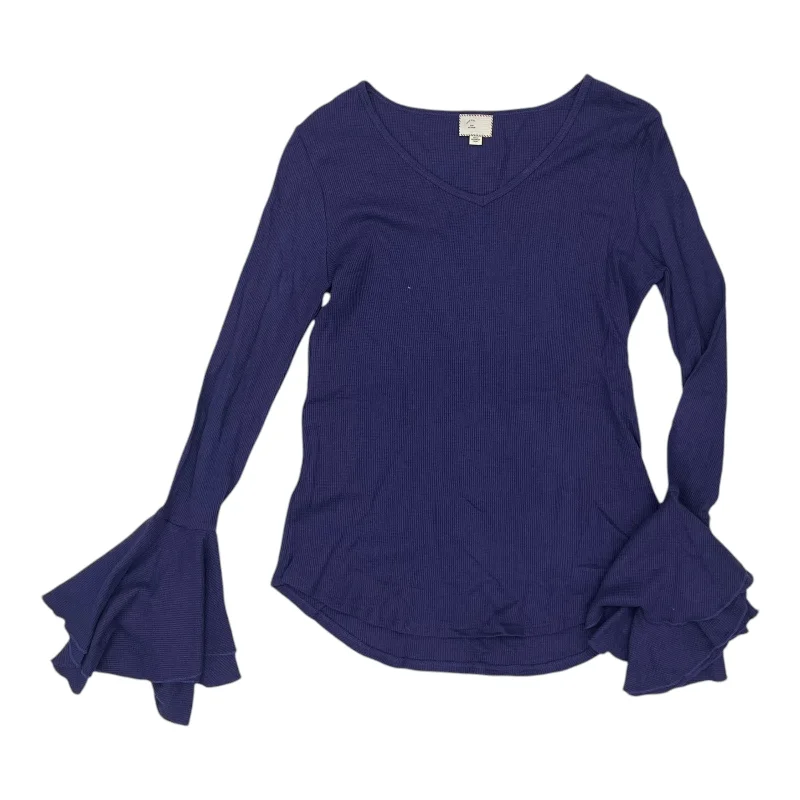 Top Ls By Anthropologie In Purple, Size:M