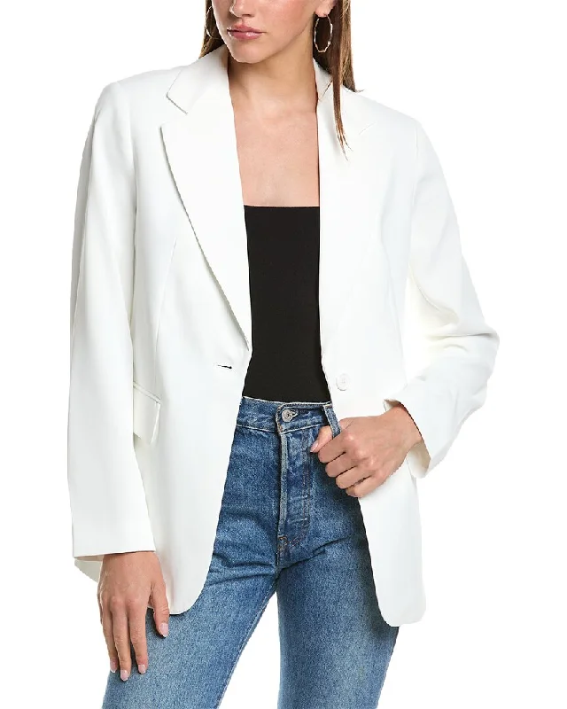 Score Big On Glamorous Red - Carpet Styles French Connection Harrie Suiting Single-Breasted Blazer