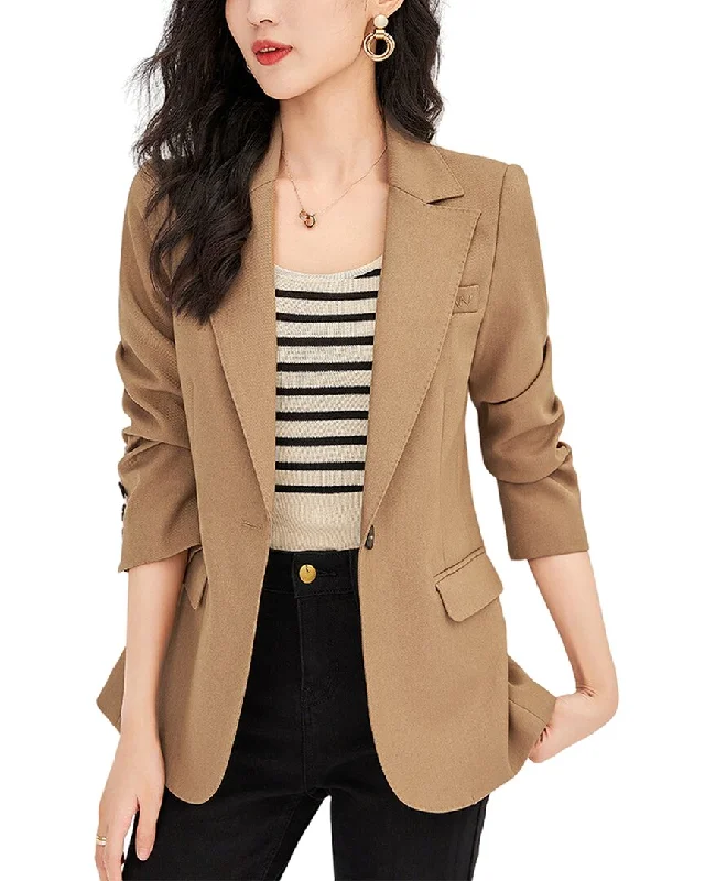 Coastal Beach - Inspired Style WLZD Wool-Blend Blazer