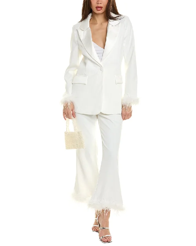 Dive Into Trendy Styles Beulah Blazer & Pant Set