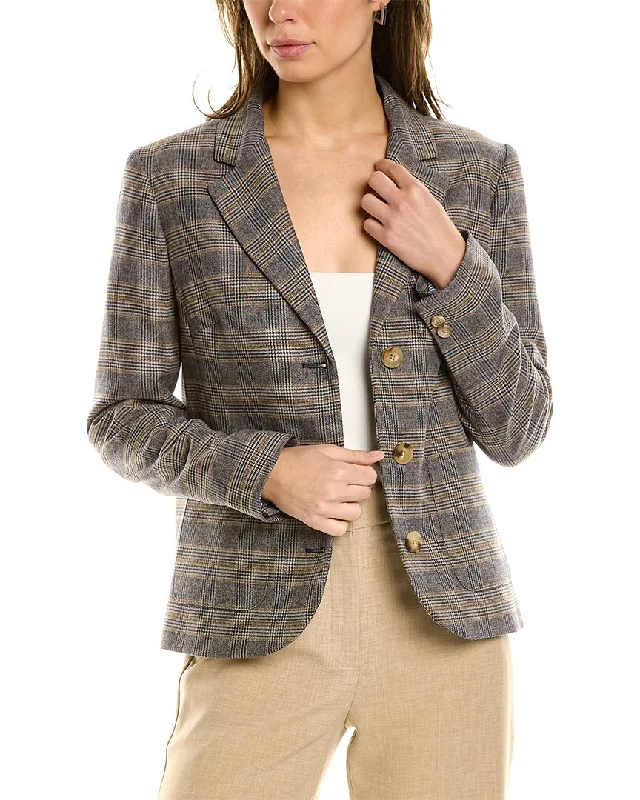 Flash Sale Brooks Brothers Plaid Wool-Blend Blazer