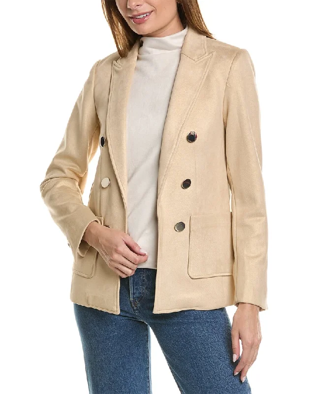 Chic Allure T Tahari Double-Breasted Blazer