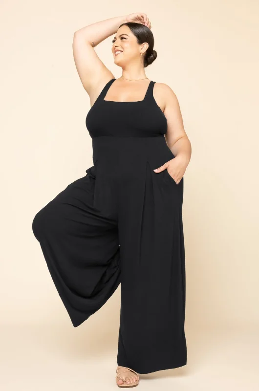 Inspired By You, Designed For You Go with the Flow Jumpsuit - Black