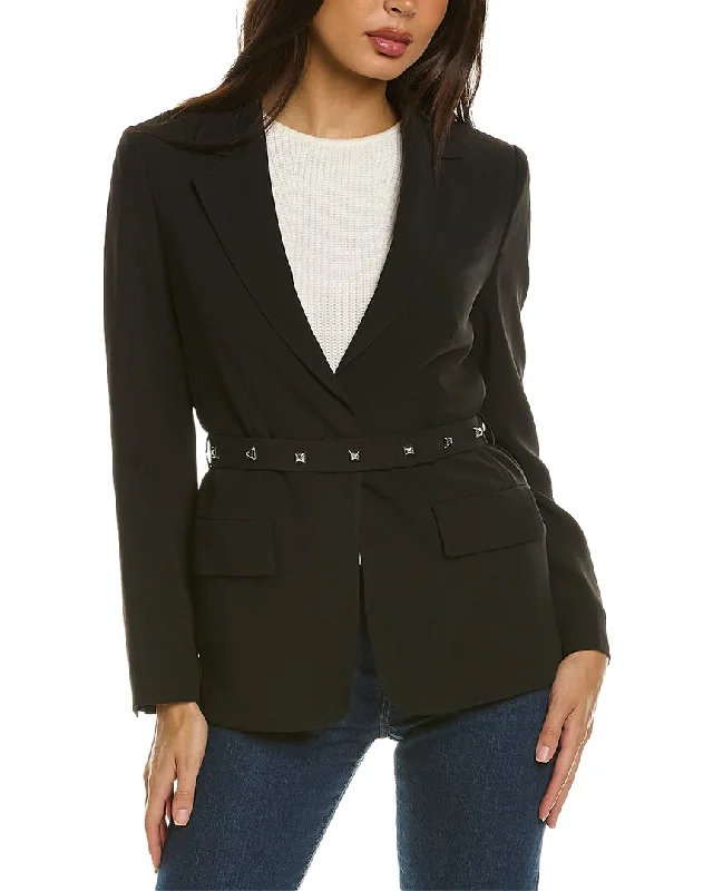 Big Savings On Minimalist Office Styles BOSS Hugo Boss Belted Jacket