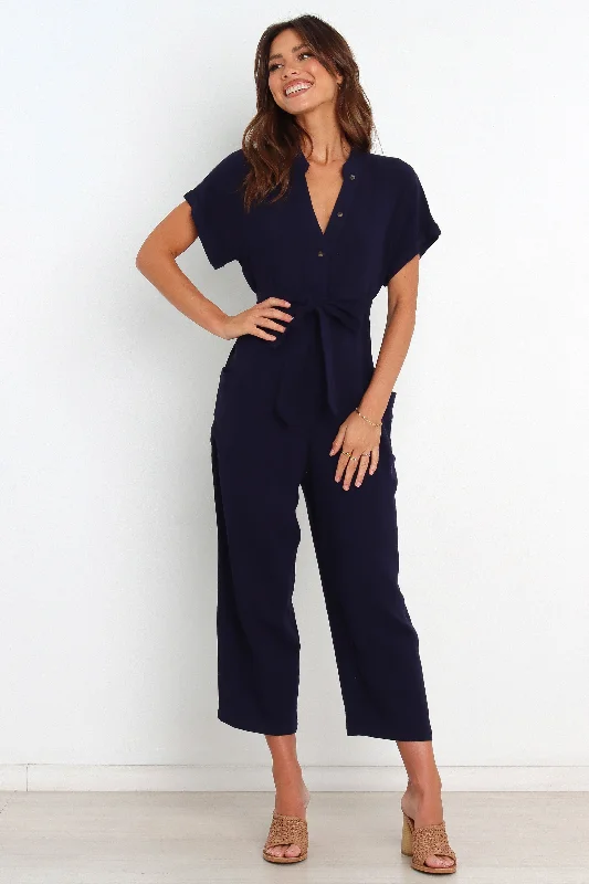 Fashion Forward Outfits Archie Jumpsuit - Navy