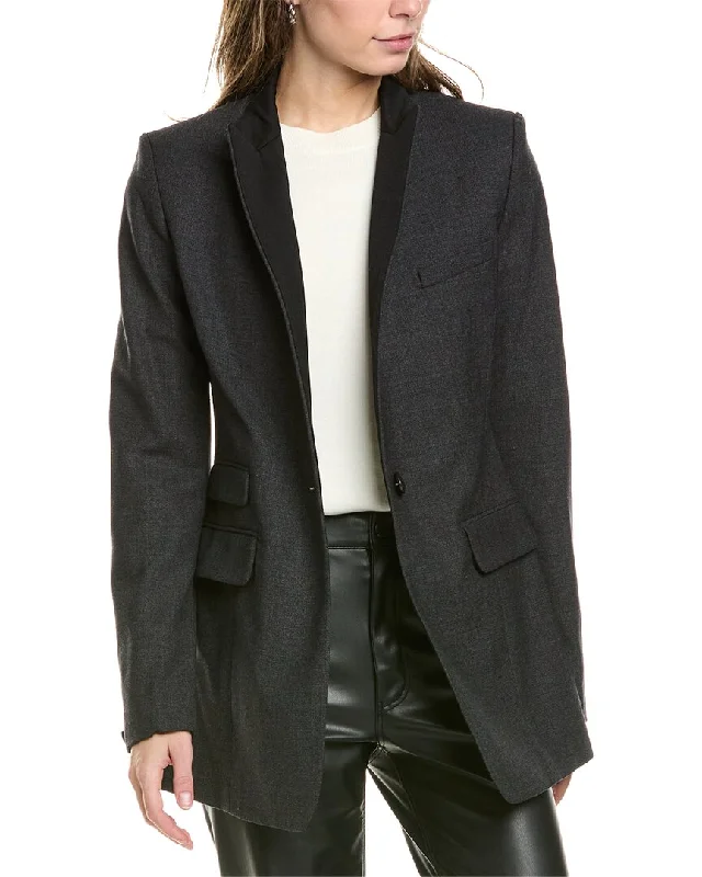 Casual Weekend Relaxed Style rag & bone Paloma Japanese Wool Blazer