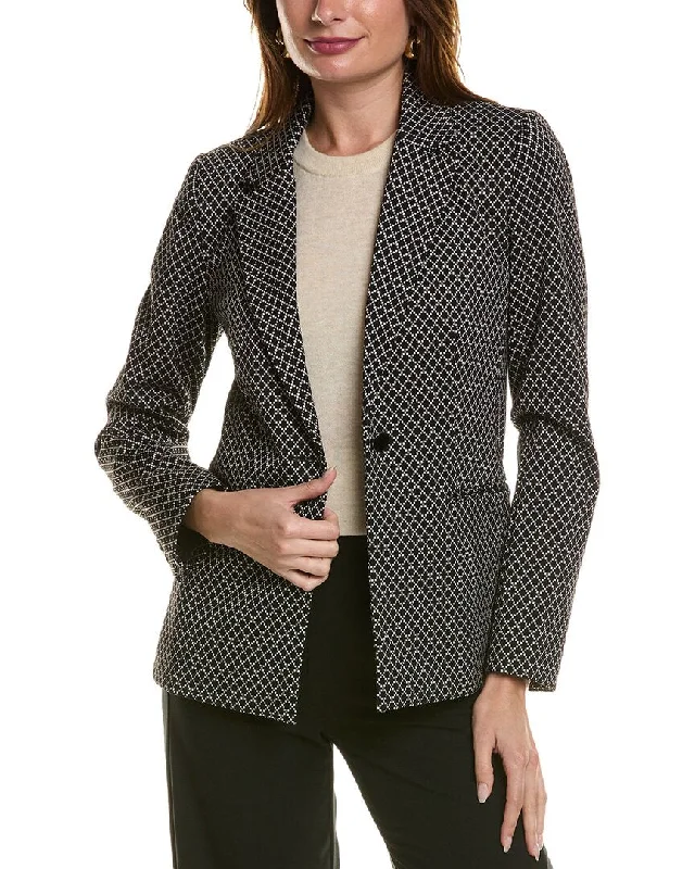 Sophisticated Fashion T Tahari Shawl Collar Blazer