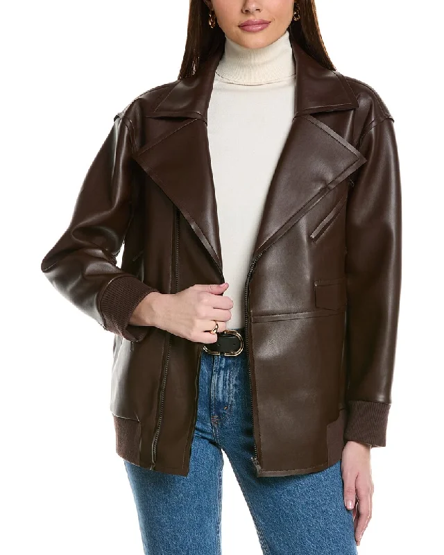 Insane Discount Onslaught Kenneth Cole Oversized Moto Jacket