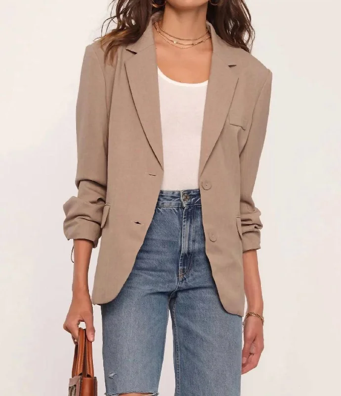 Brand Name Clothing Discount Extravaganza Nixie Blazer In Beige