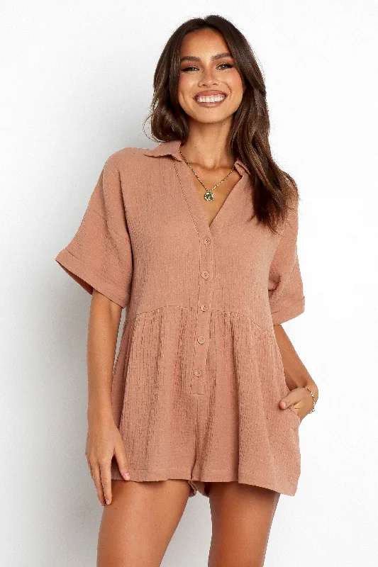 Athleisure Wear Special Offer Winny Romper - Mocha