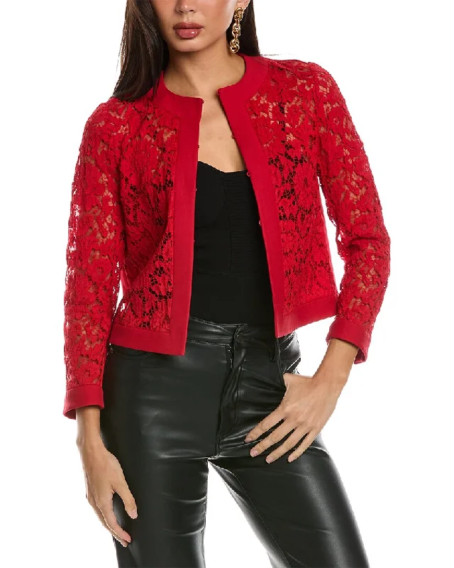 Browse Our Top Products Valentino Lace Wool & Silk-Blend Jacket