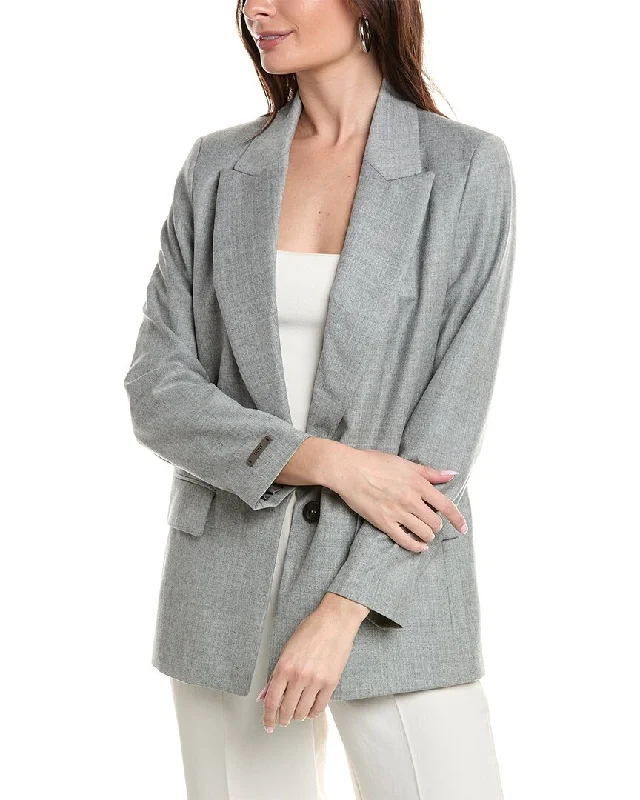 Fashion Essentials Peserico Wool-Blend Blazer