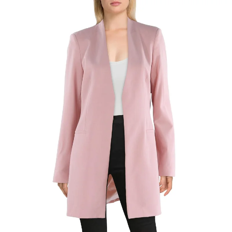 Refined Look Womens Office Business Open-Front Blazer