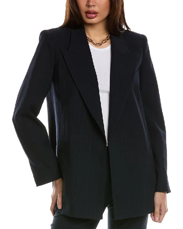 Catch Every Fashion Trend Reiss Willow Pinstripe Wool-Blend Blazer