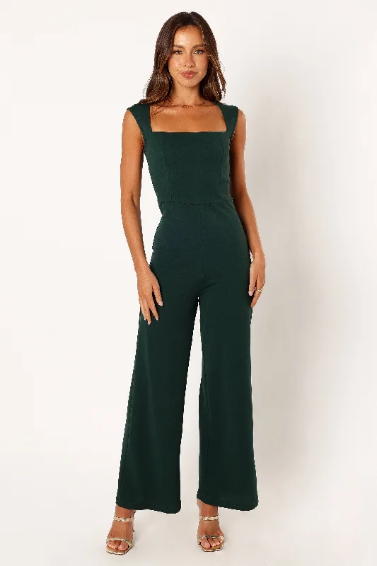 Big Discounts Iris Jumpsuit - Emerald