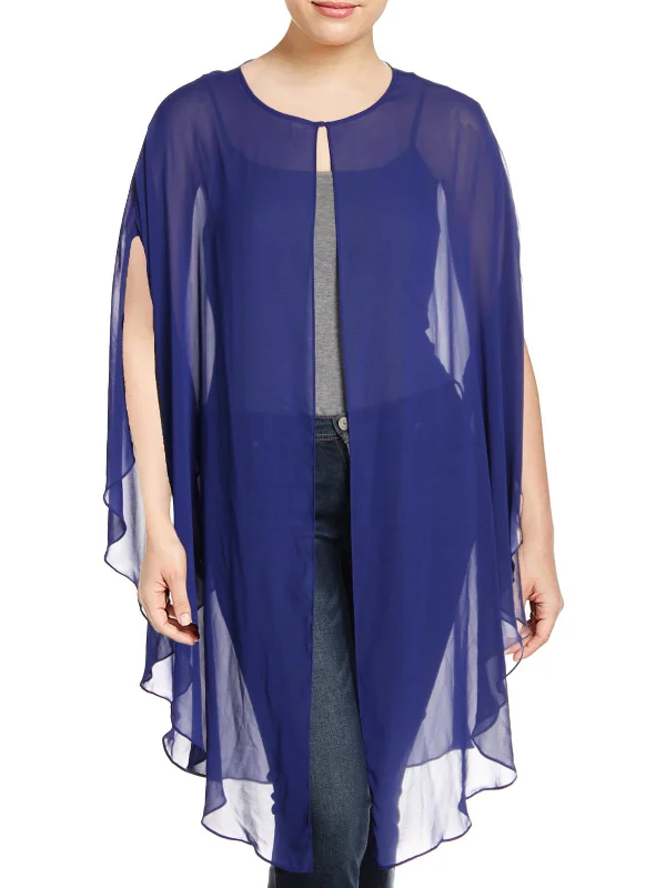 Unbeatable Prices Plus Womens Chiffon Sheer Topper Jacket