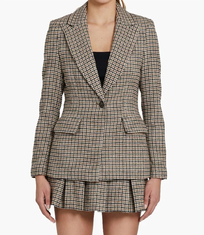 Fashion Sale Aldridge Houndstooth Blazer