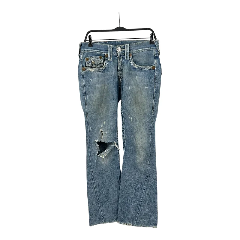 Bold Fashion TRUE RELIGION/Straight Pants/Blue/Cotton/