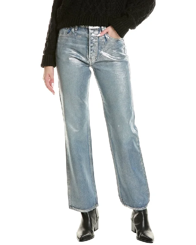 Sophisticated Outfits EB DENIM High-Rise Silver Straight Jean