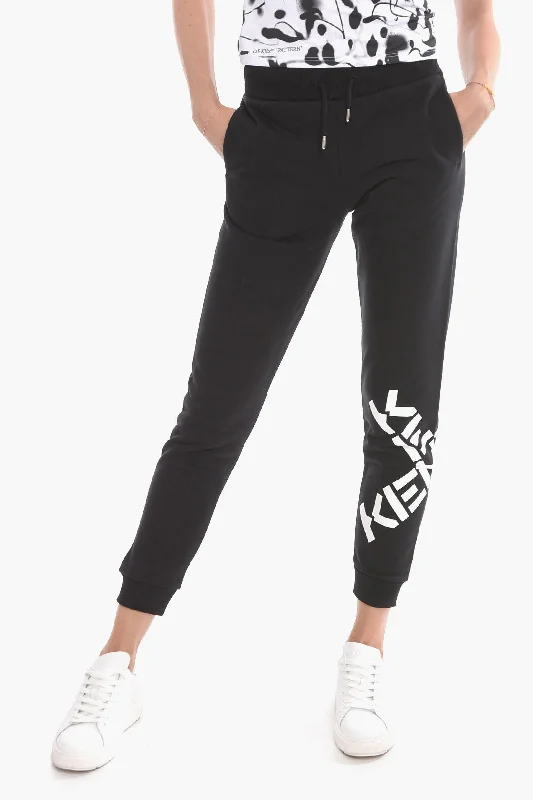 Great Deals On Ethnic Cultural Wear Kenzo Printed logo Joggers With drawstrings