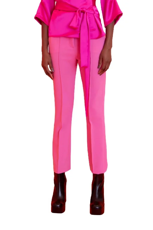 Trend Alert Maggie Trousers In Mid Pink